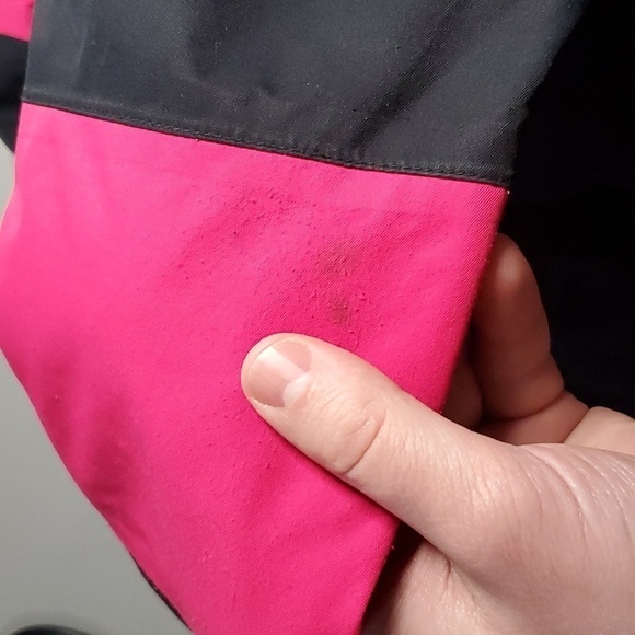 ROXY XS thinsulate long slim fit black and pink jacket - Picture 7 of 8